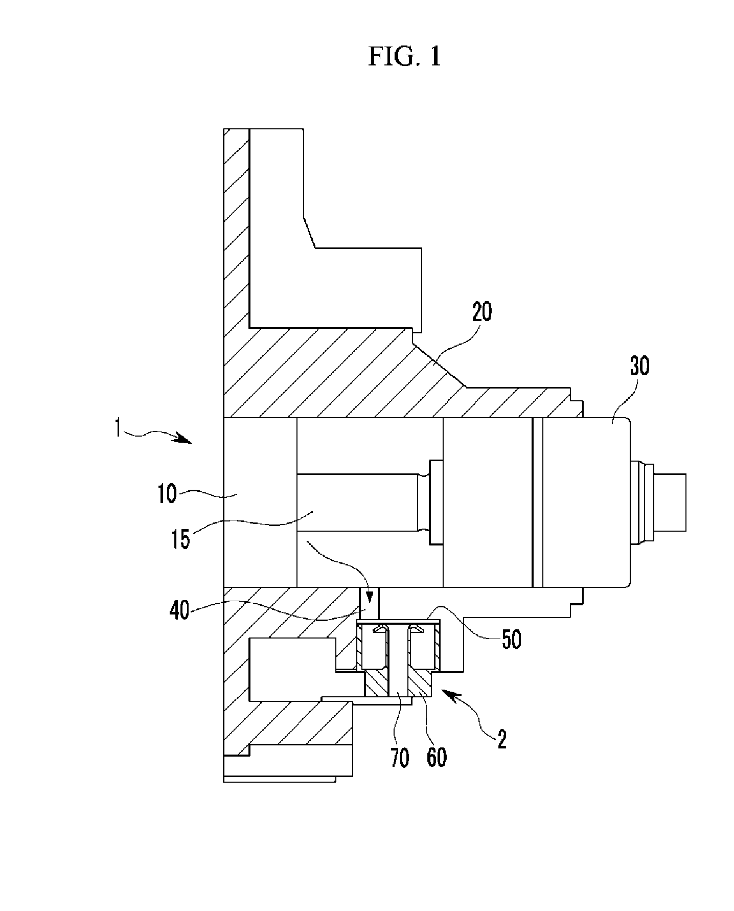 Drain System of Water Pump for Vehicle