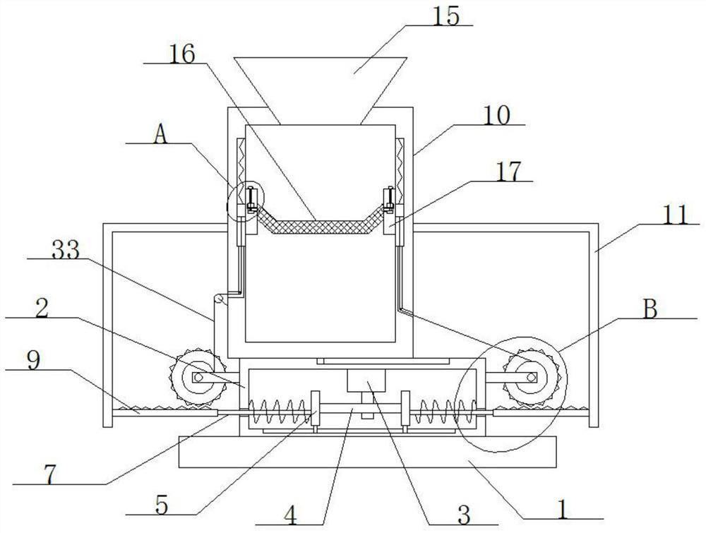 Powder device for plastic preparation