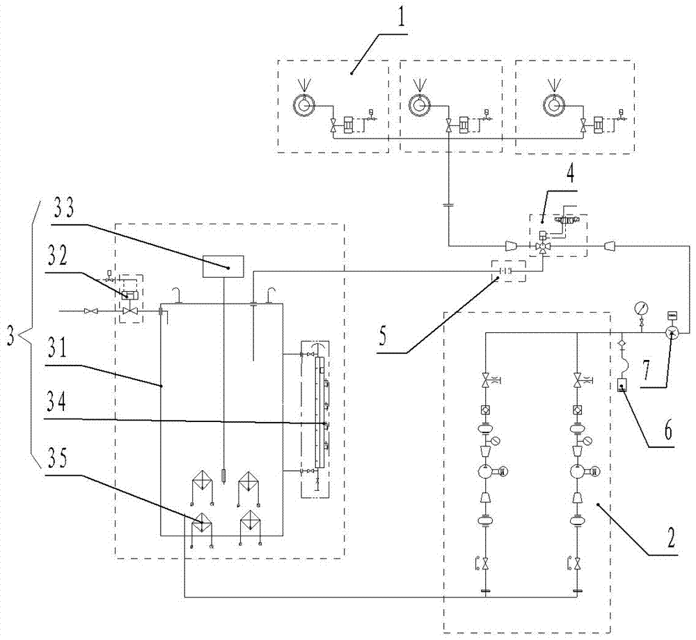 Online flushing device for hot rolling mill