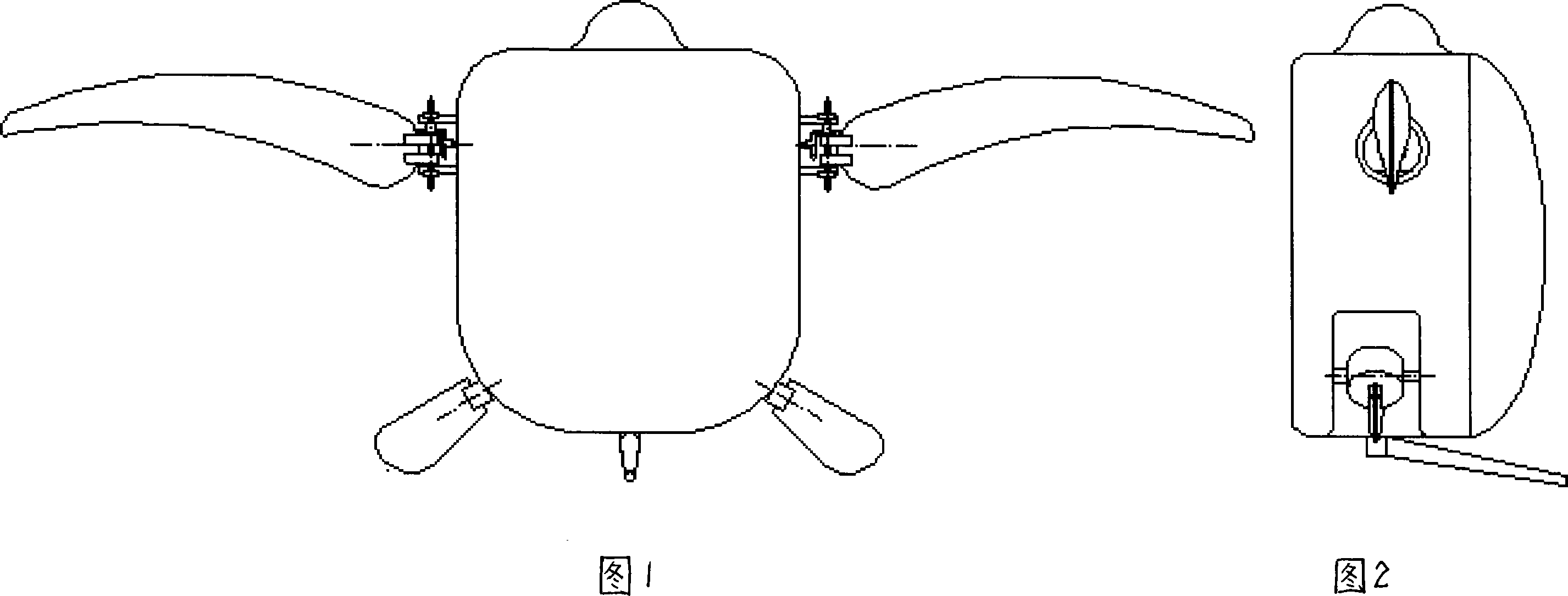 Bionic underwater chelonian robot