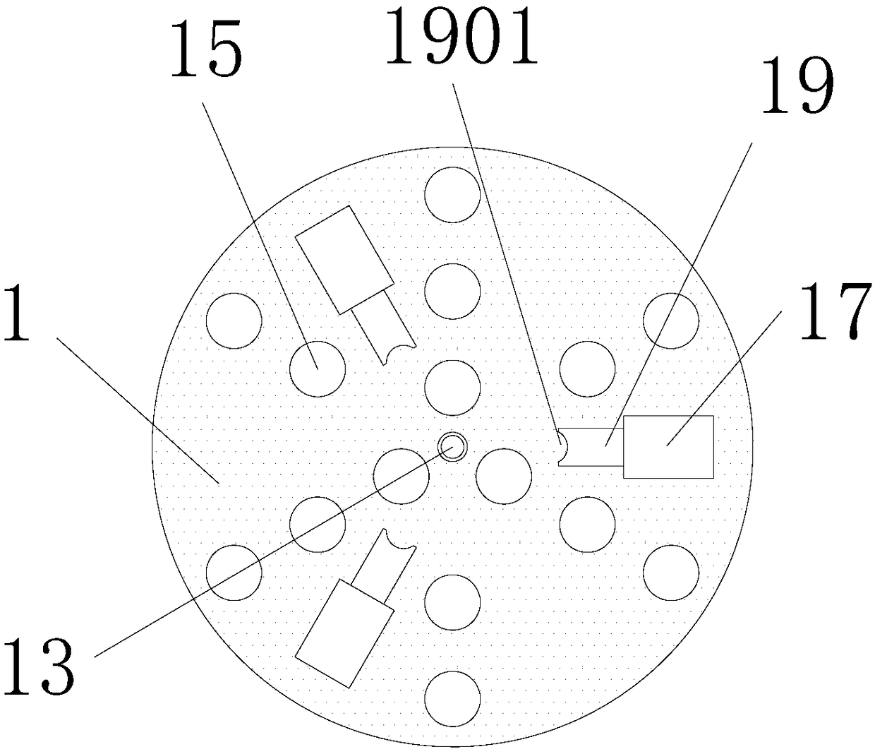 Vehicle-mounted electric bearing cleaning device for air-conditioner compressor