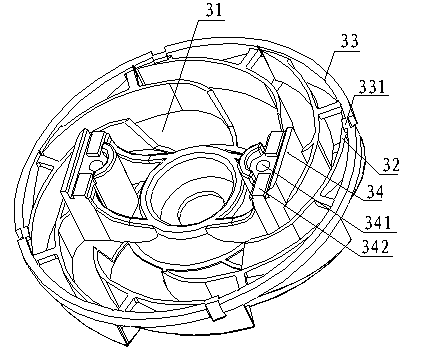 Wind collecting sheet of three-dimensional flow fan and three-dimensional flow fan