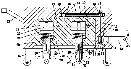 Automatic laying device for waterproof membrane for outdoor building