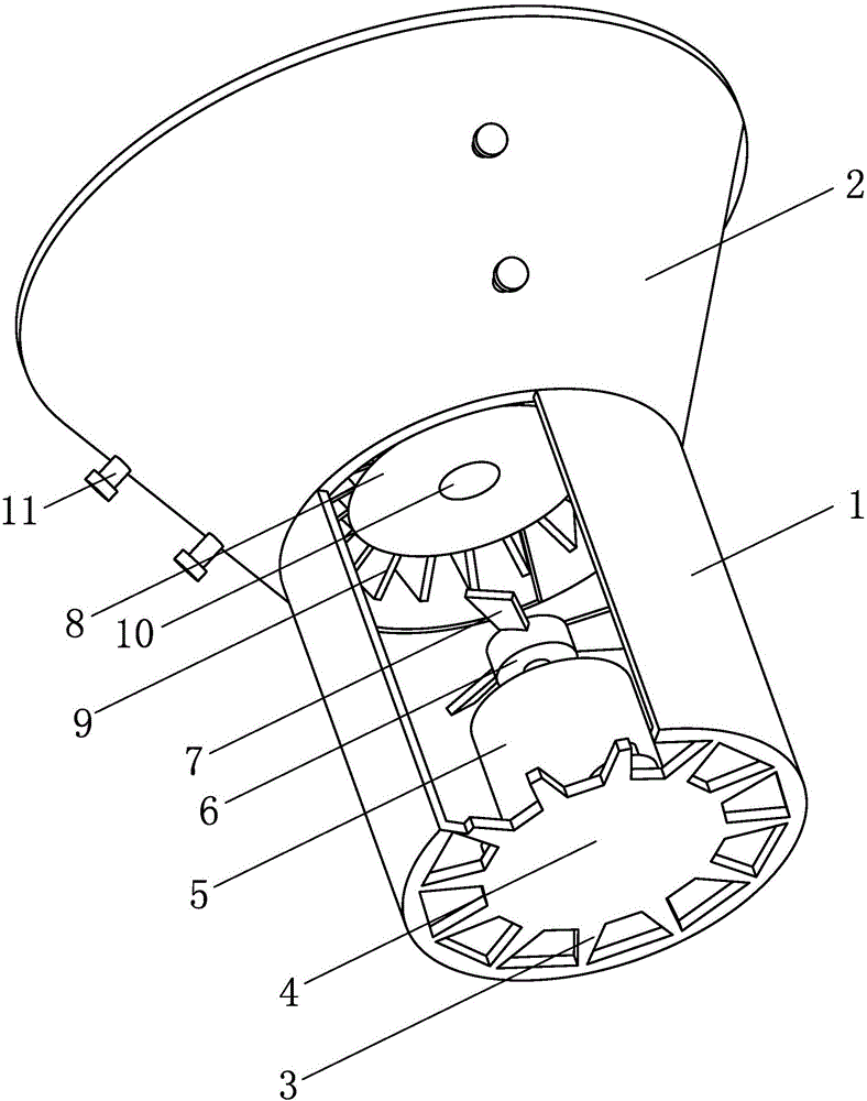 Heat-dissipating lamp holder of LED lamp