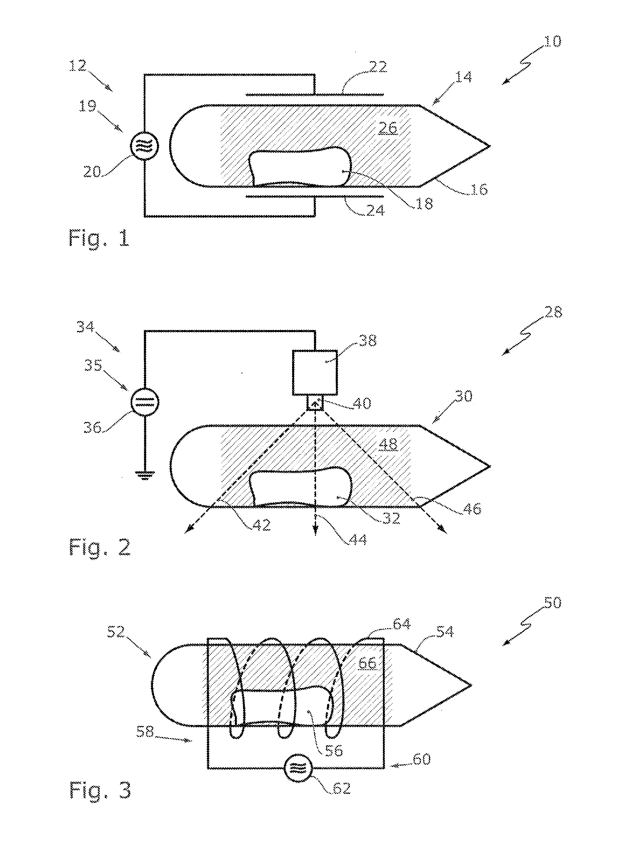 Plasma installation with a separately transportable vessel