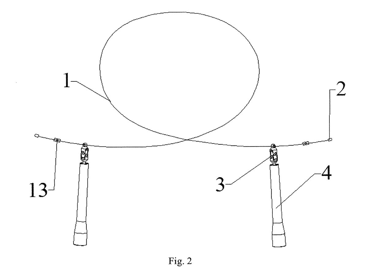 360º  universal joint jump rope