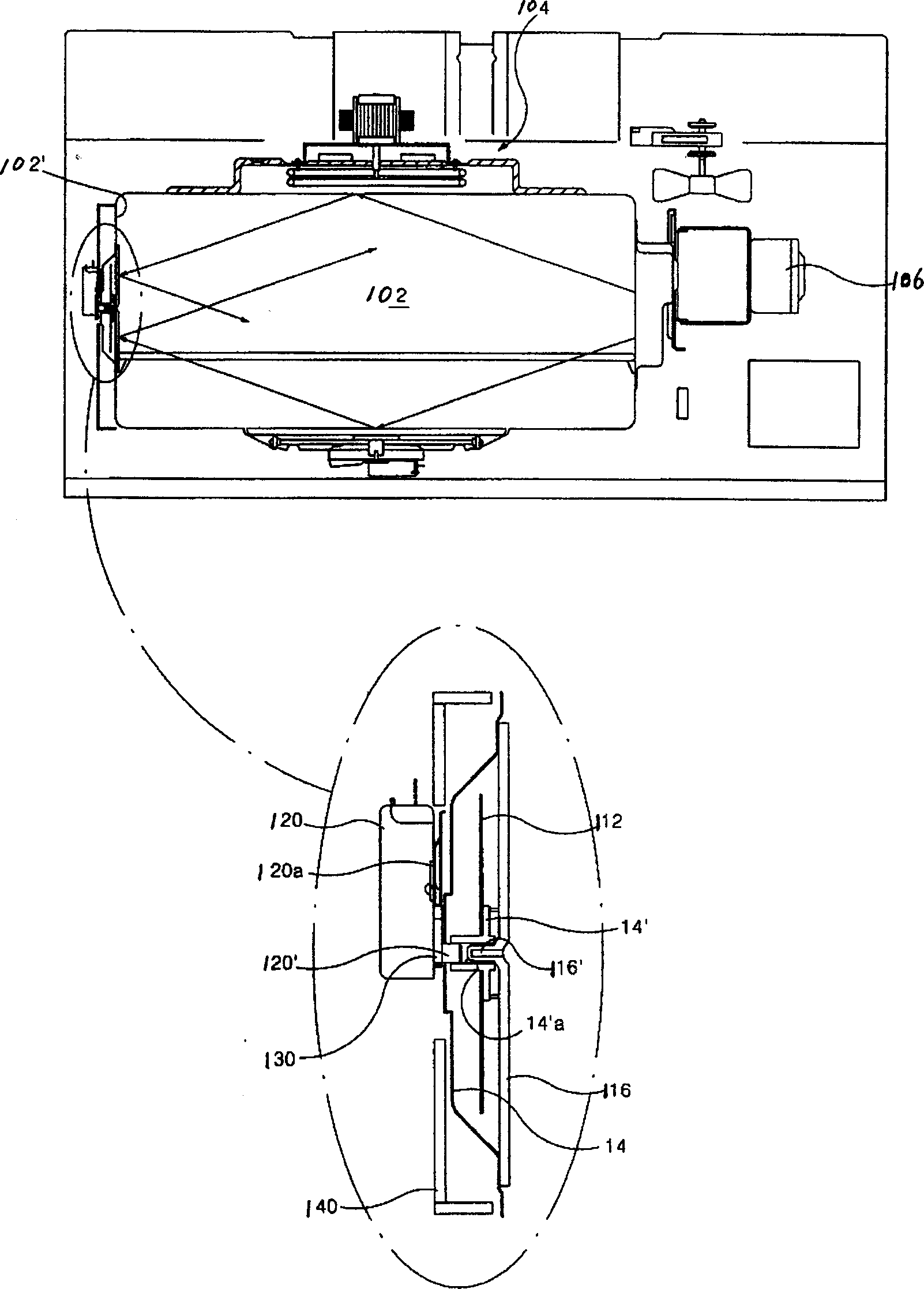 Stirring fan mounting structure for microwave oven