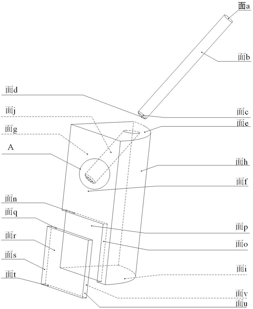 Metal additive forming part surface heat transfer coefficient simulation method based on heat flow coupling