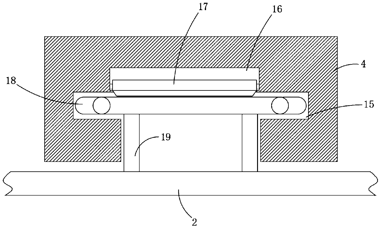 Vertical slow descend building side construction device