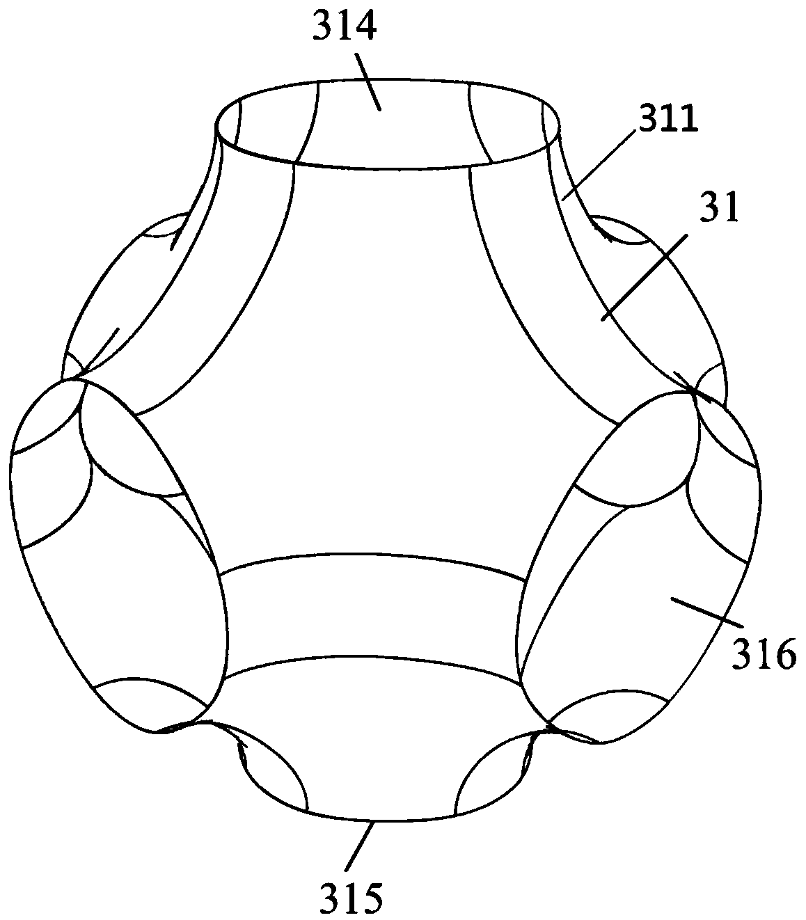 Core cell structure, core with porous structure and sandwich energy absorption structure