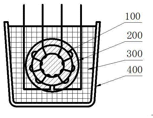 Epoxy potting inductor and fabrication method thereof