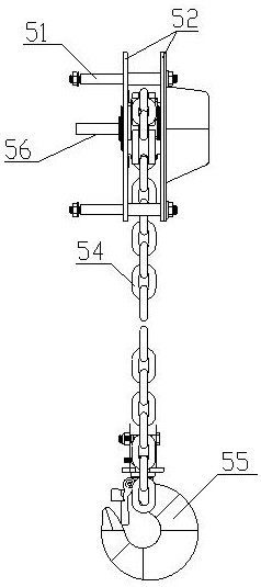 Special lifting appliance for mounting large shell ring type shield