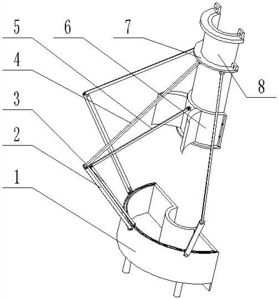 Rainwater collection device for garden irrigation