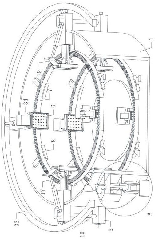 Pot body welding clamping tool