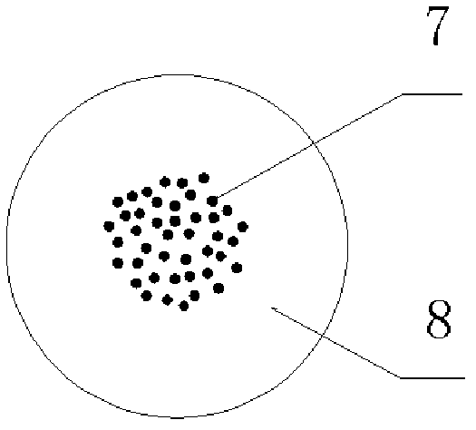 Method for preparing stainless steel fiber resin matrix composite conductive plastics