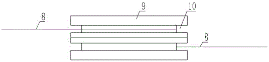 Paper pressing device for printer