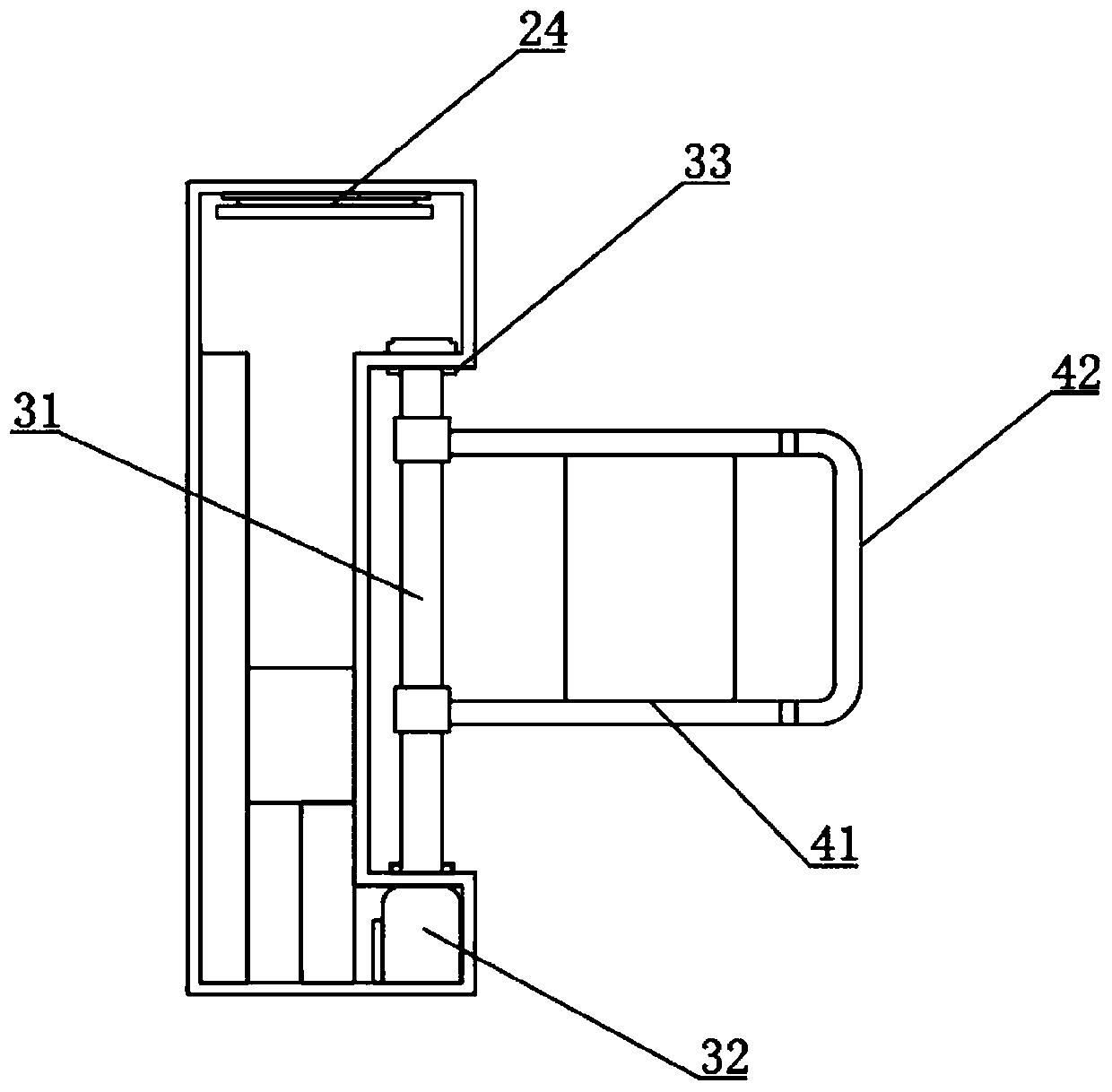 Swing gate with infrared protection function