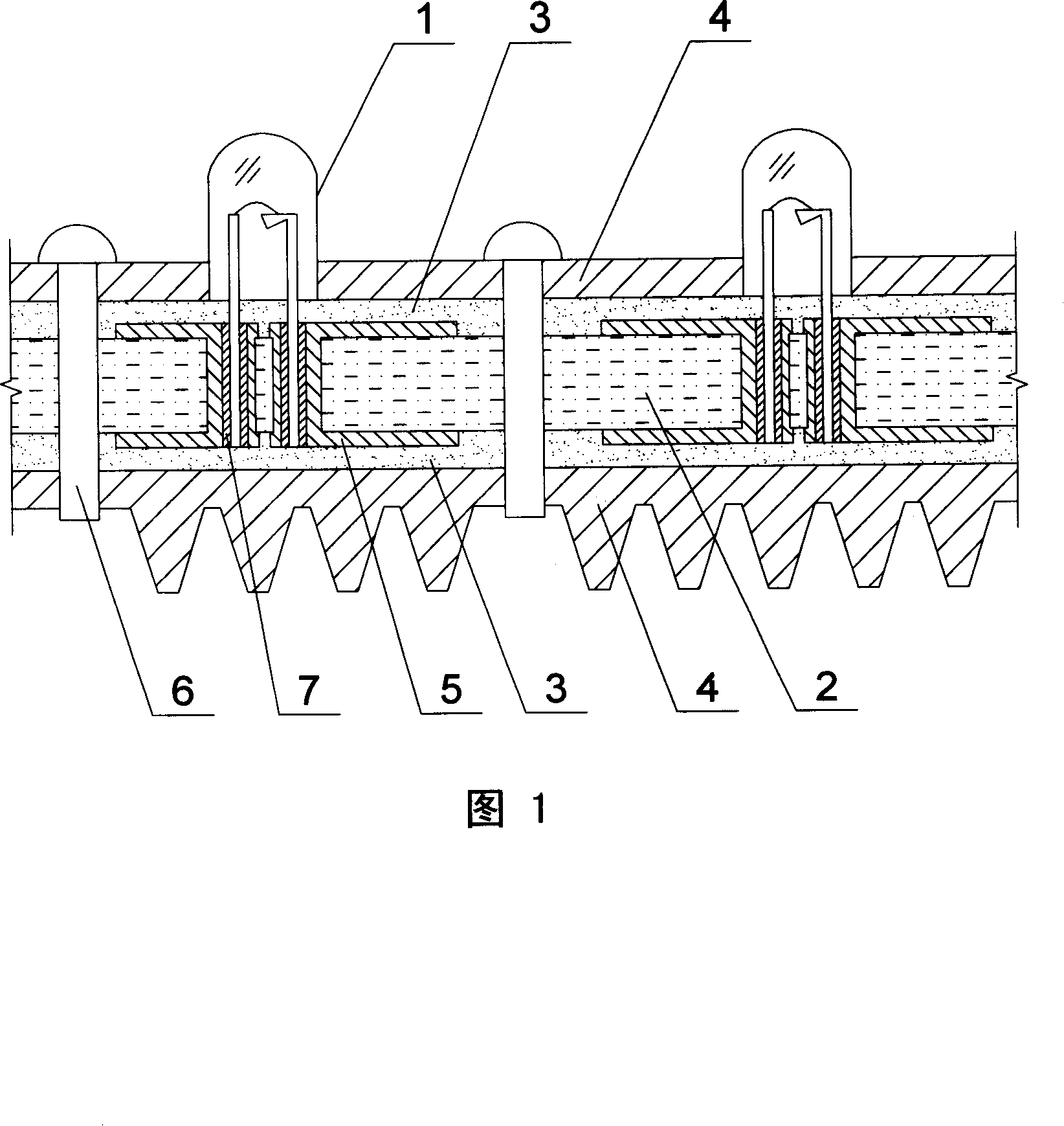 Cooling structure of LED lamp