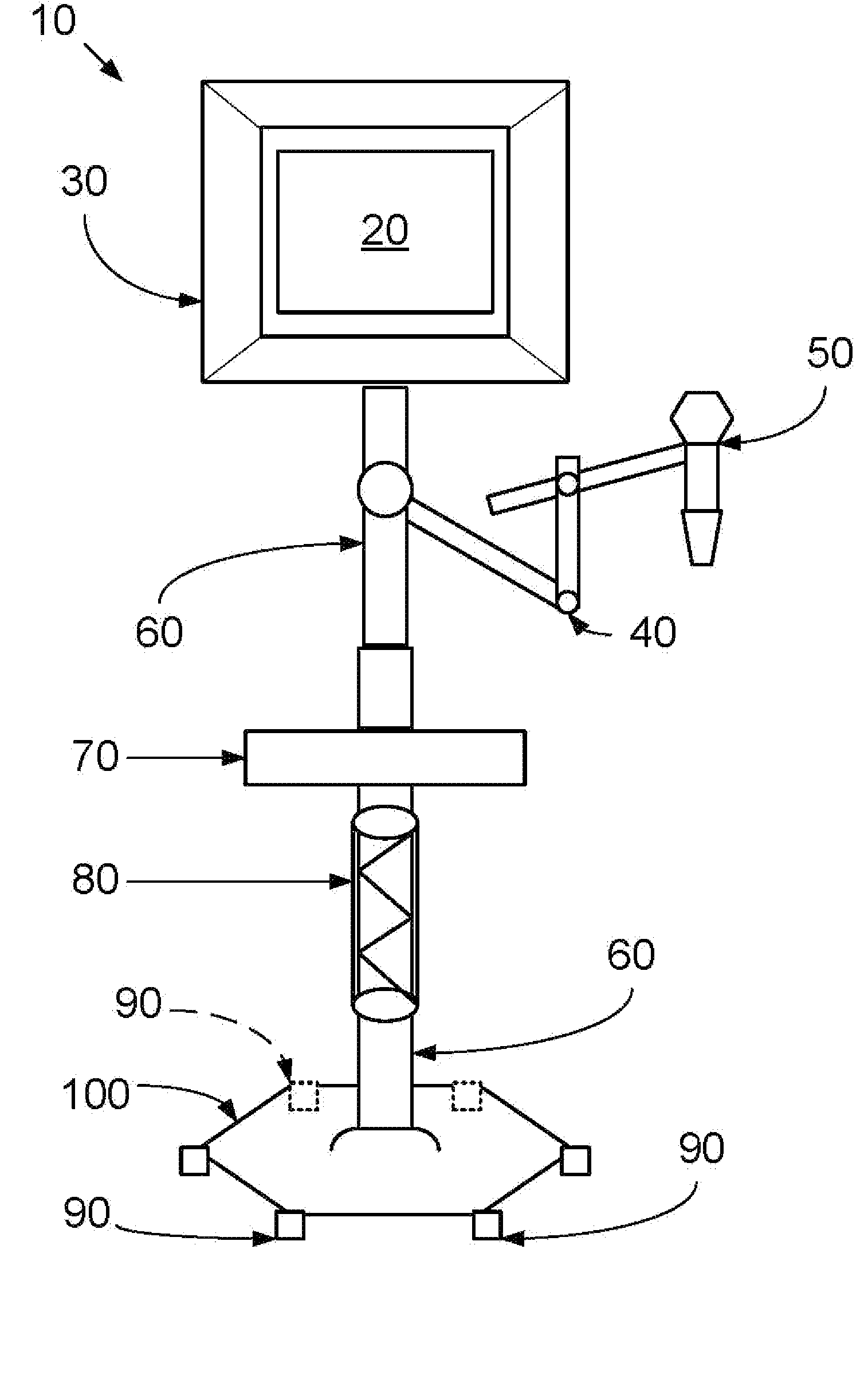 Compact Sound-Filtering Monitor and Microphone Stand