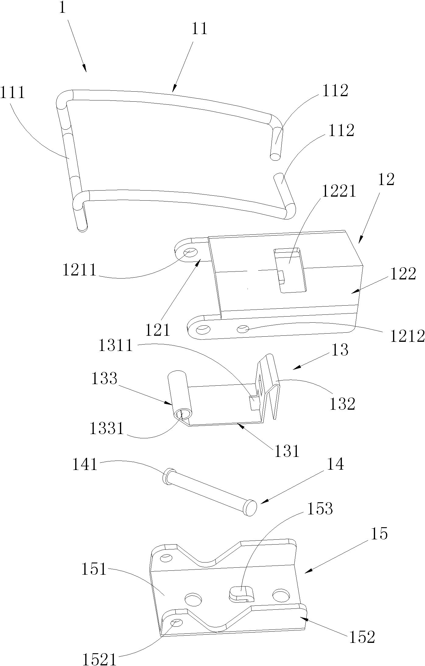 Self-locking hasp and lamp fixture