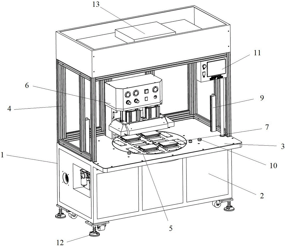 Curved surface fitting equipment and fitting method of curved surface fitting equipment