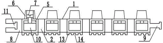 Wiring terminal with multiple segments capable of being in lap joint