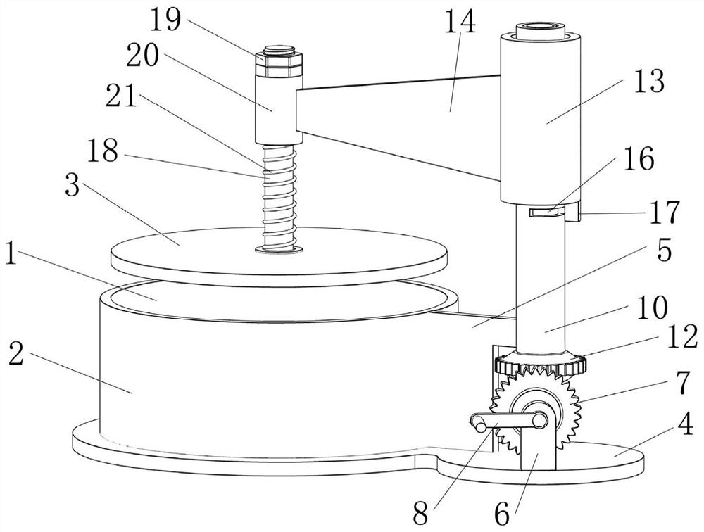 Grinding method of granular medicine for department of hepatobiliary surgery