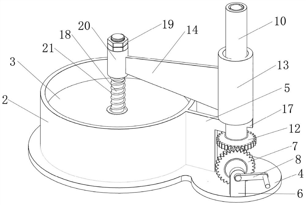 Grinding method of granular medicine for department of hepatobiliary surgery