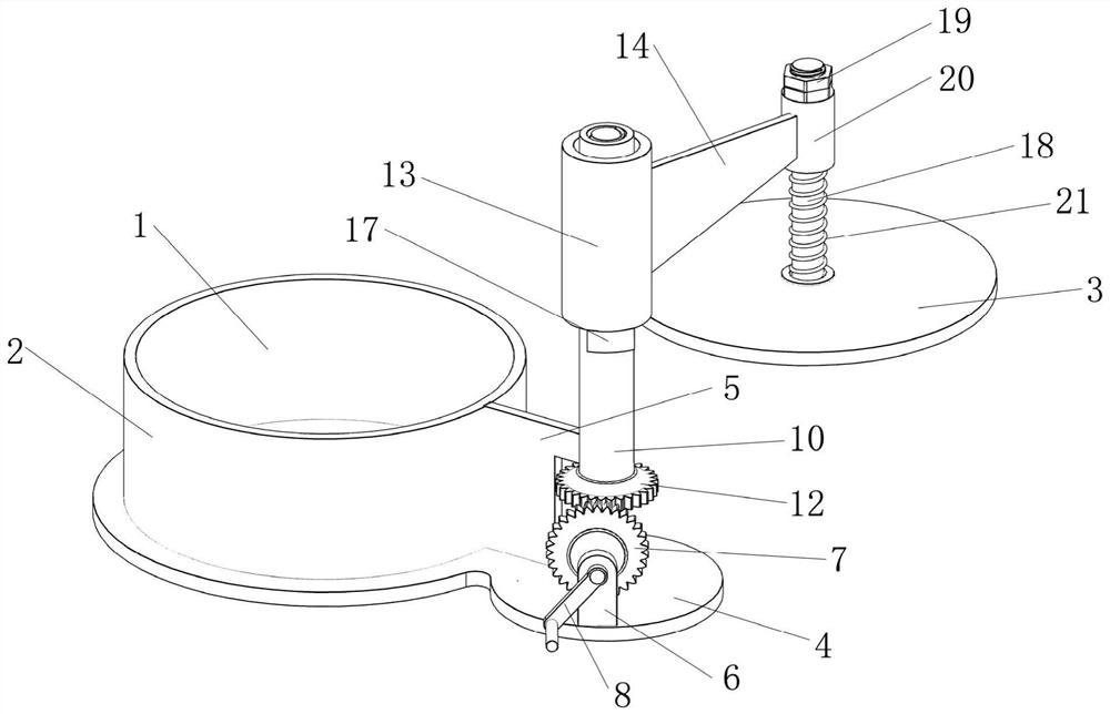 Grinding method of granular medicine for department of hepatobiliary surgery