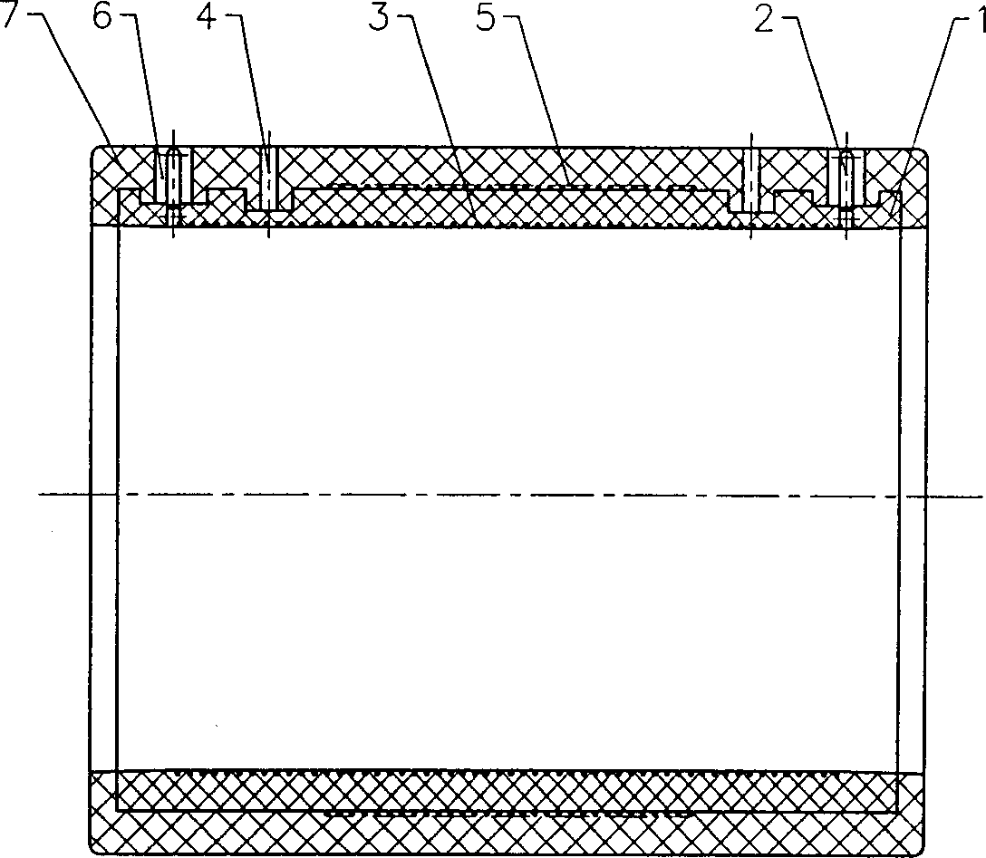 Method for manufacturing electrothermal smelting tube with reinforcing structure