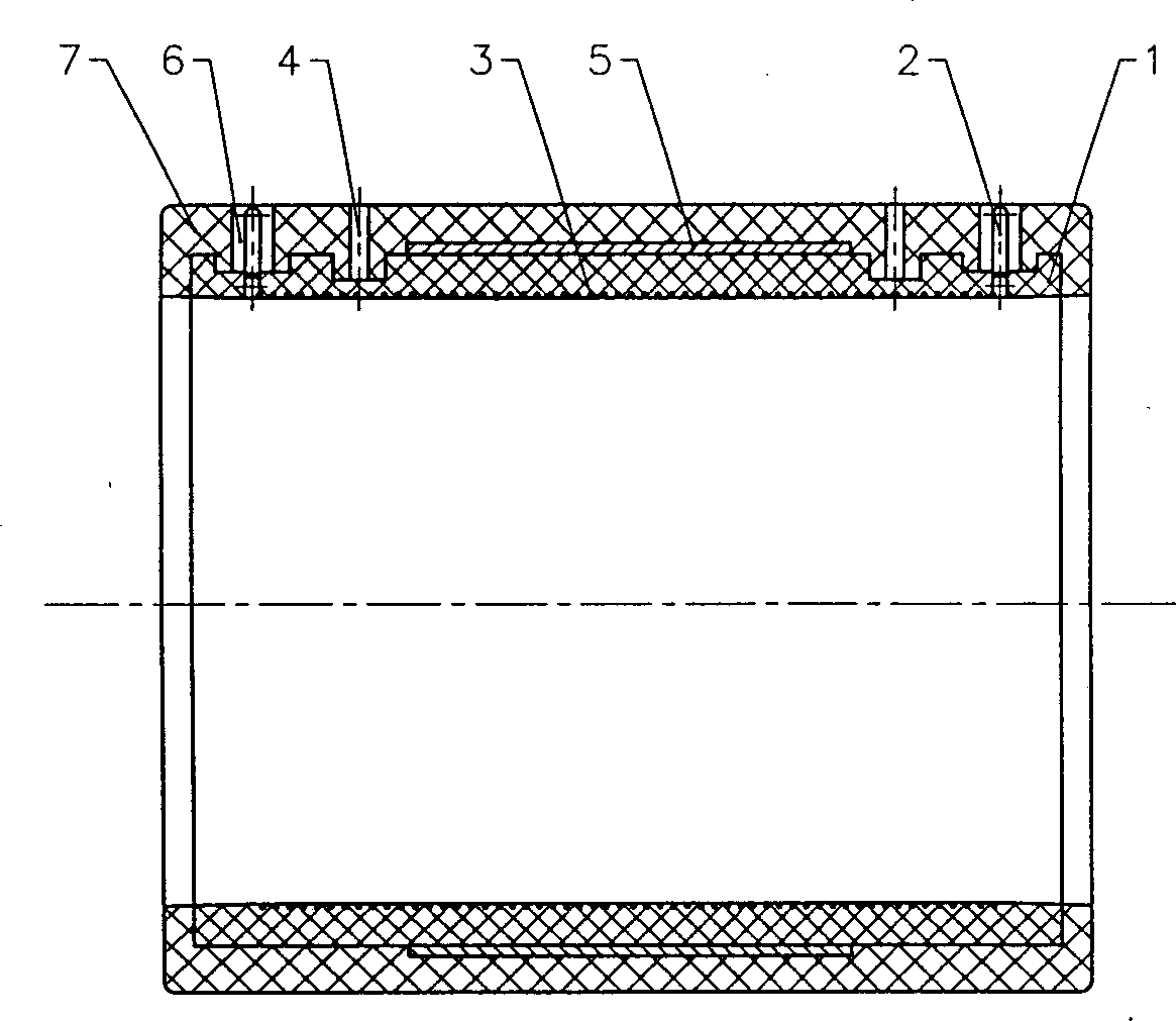 Method for manufacturing electrothermal smelting tube with reinforcing structure