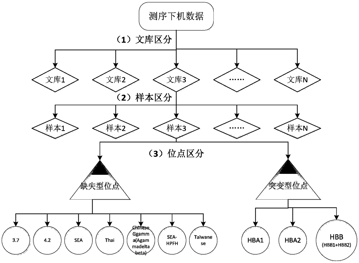 Kit for simultaneously detecting thalassemia mutant type and deletion type and application thereof