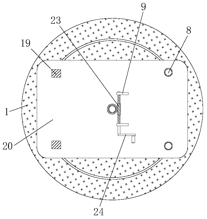 Solar cell panel mounting bracket