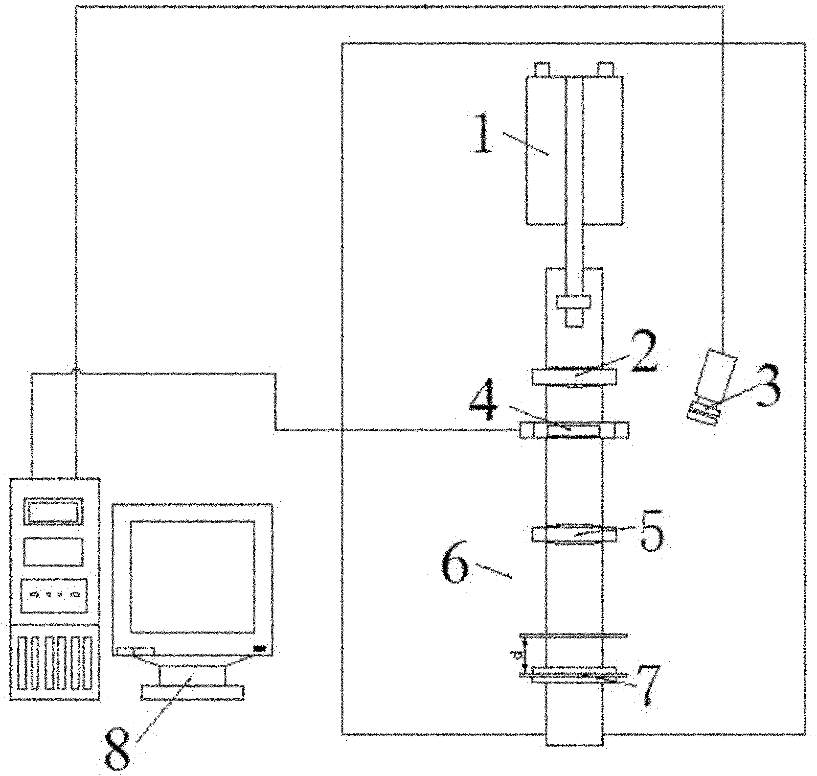 Coplanarity measuring system based on projection Moire principle