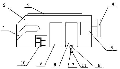 Fishery breeding system based on agricultural machinery