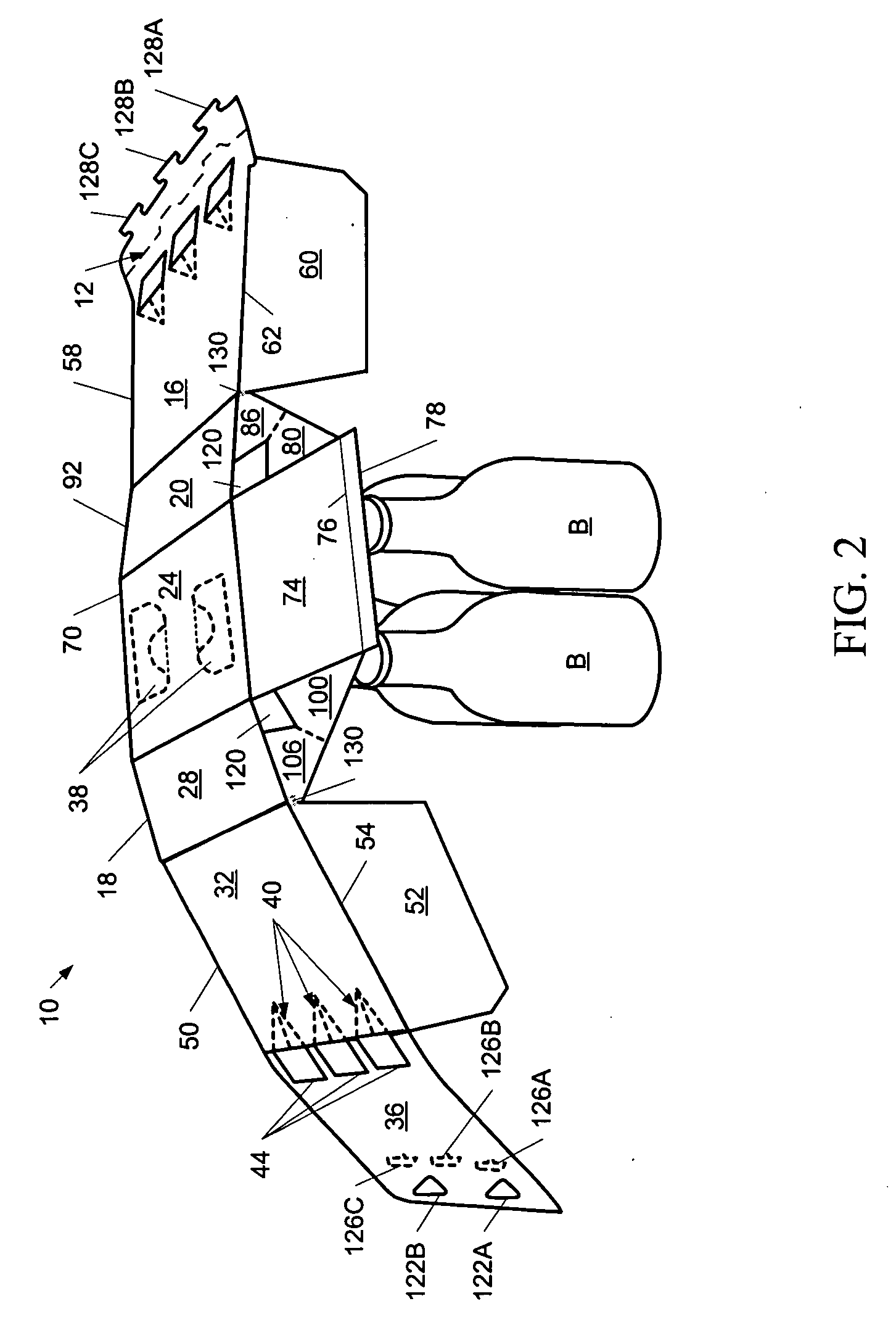 Fully enclosed wrap-around carton