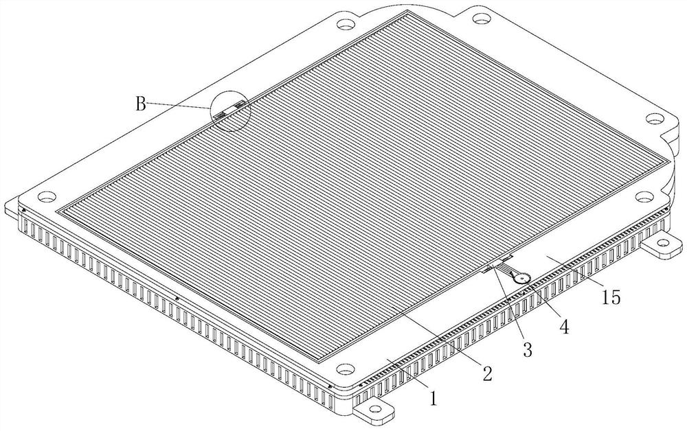 Protective plate mechanism of automobile engine