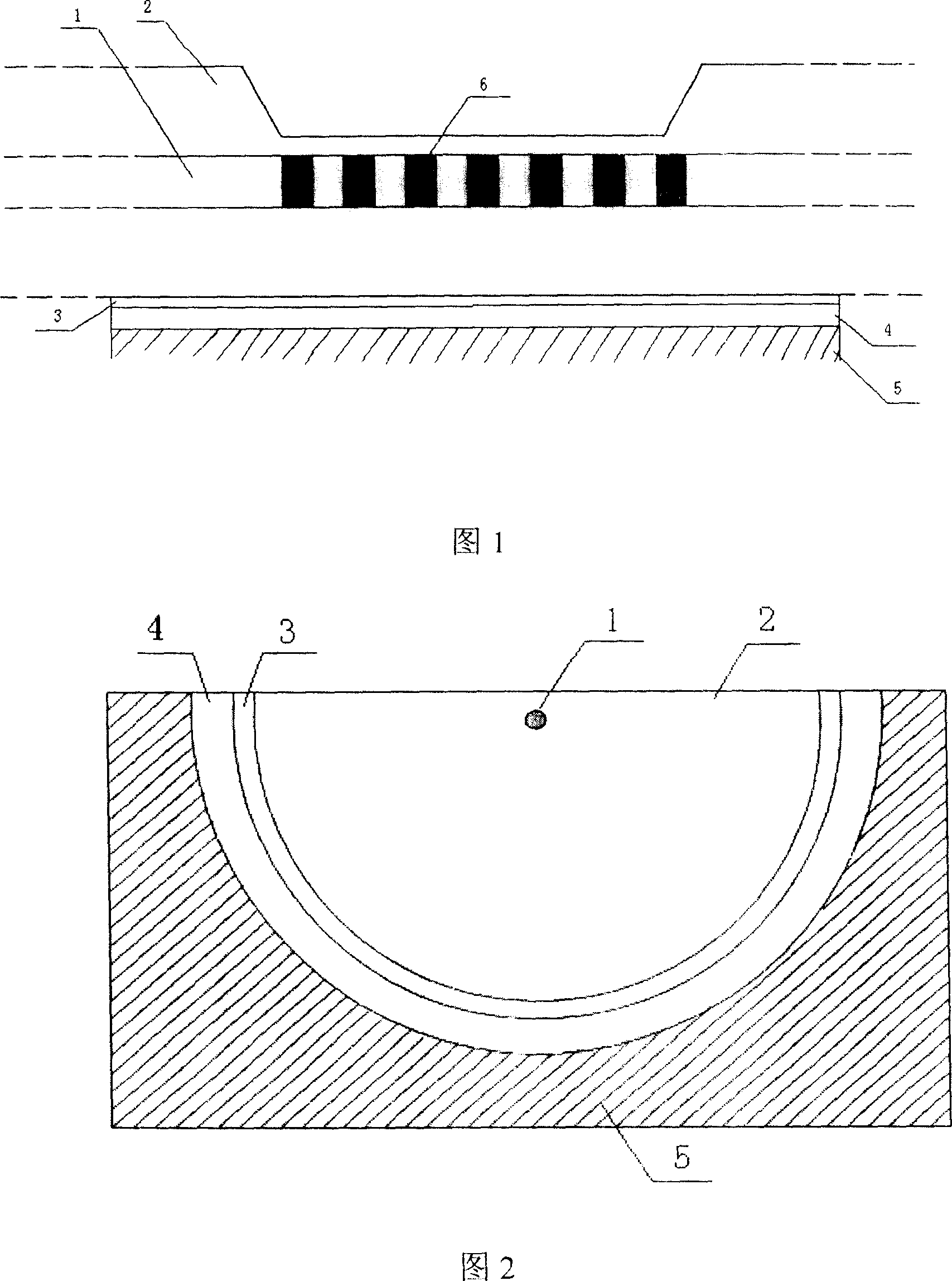 Optical fiber Bragg grating sensor and method for on-line measuring microbial film thickness thereof