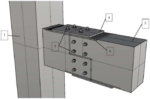 Novel dry process connected energy-consuming beam column joint based on corbel