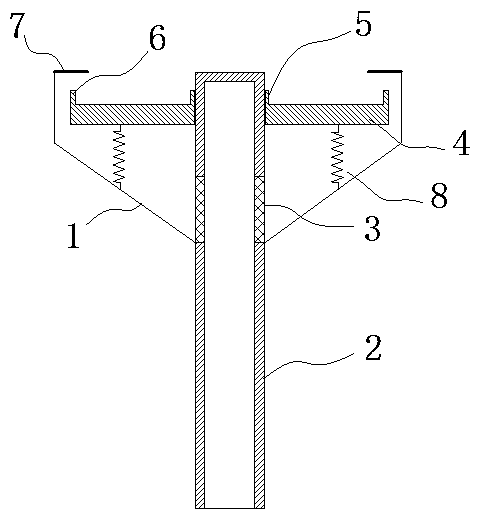 Automatically opened and closed floor drain