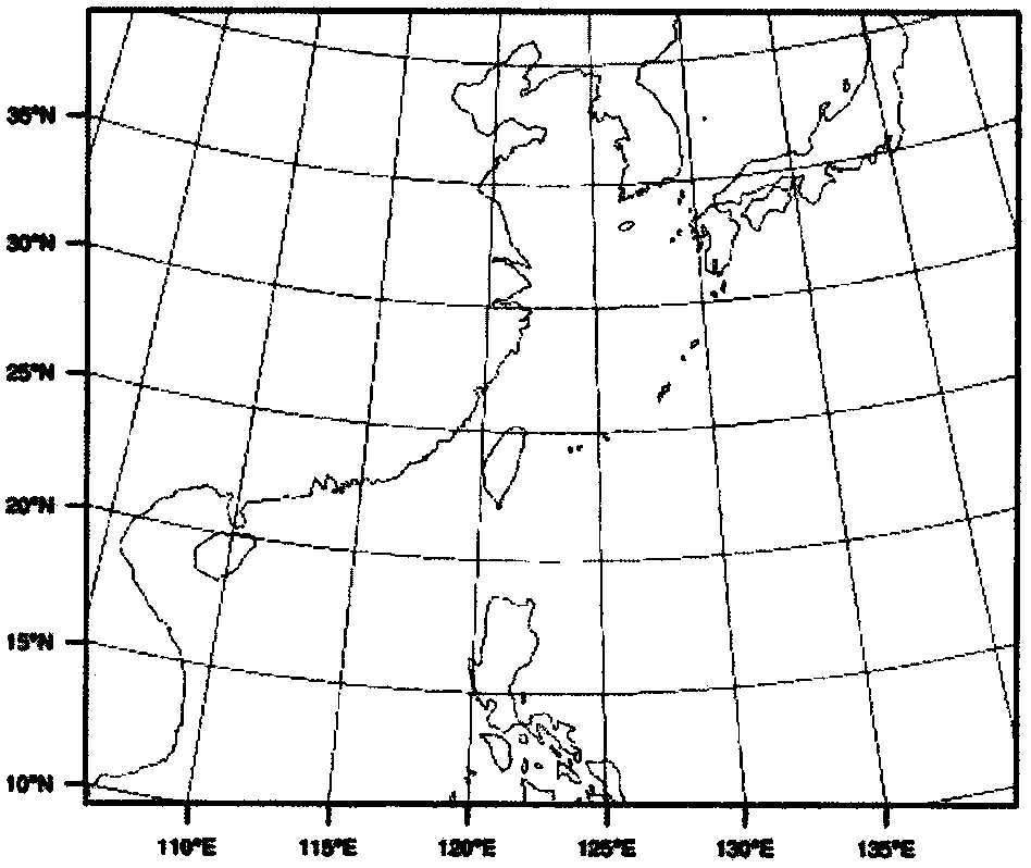 Technology for evaluating influence of meteorological factor change on typhoon