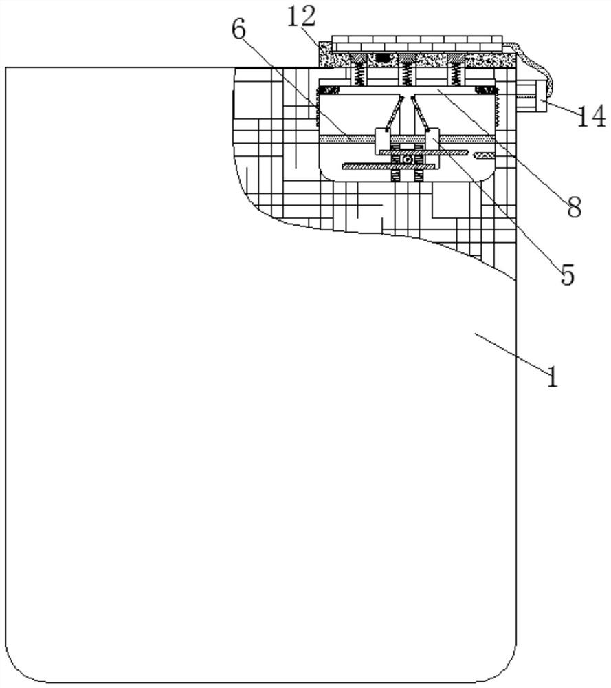 High-practicability intelligent fixing device for external connection of computer hard disk