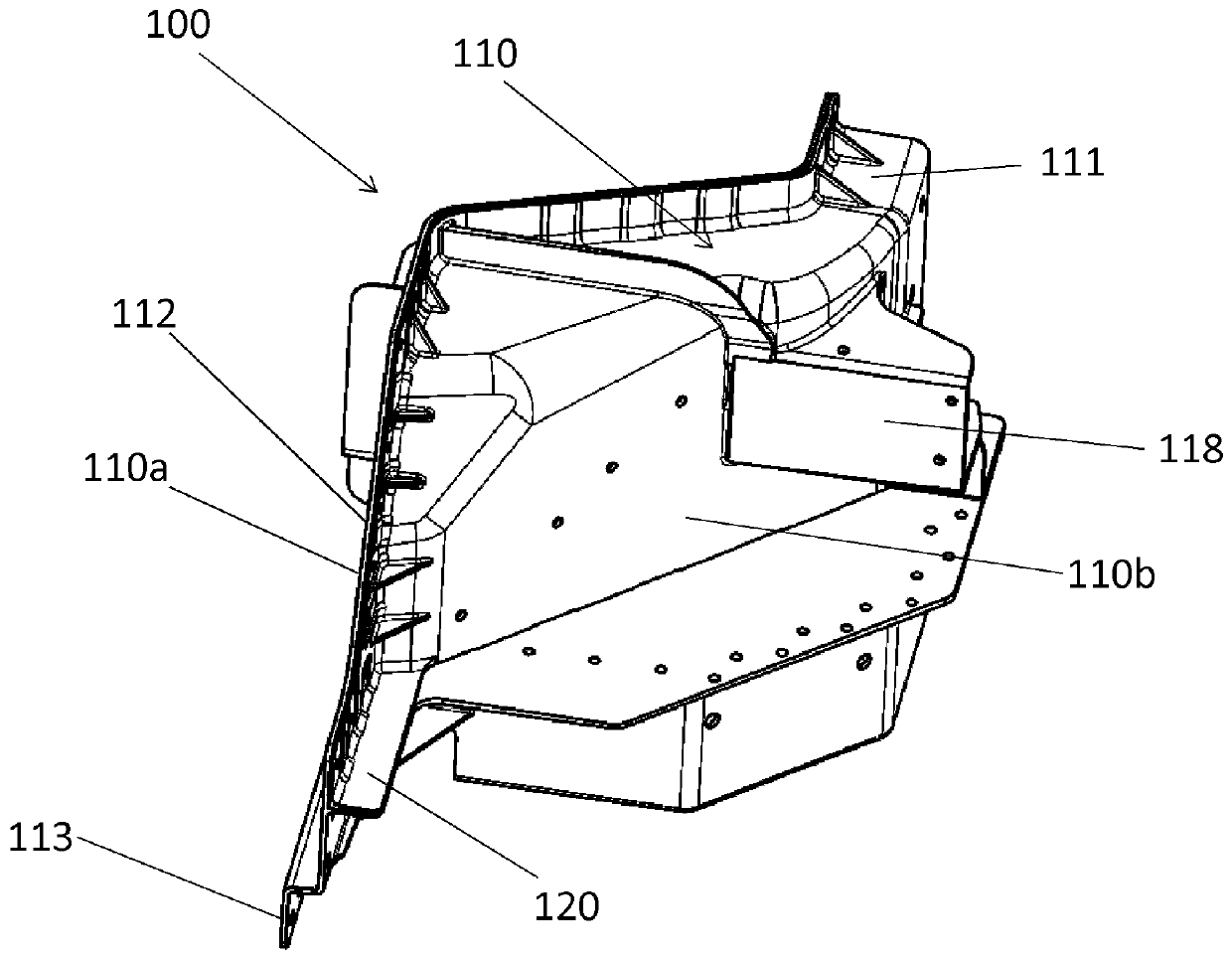 Car frame connecting piece for electric car, car frame assembly and electric car