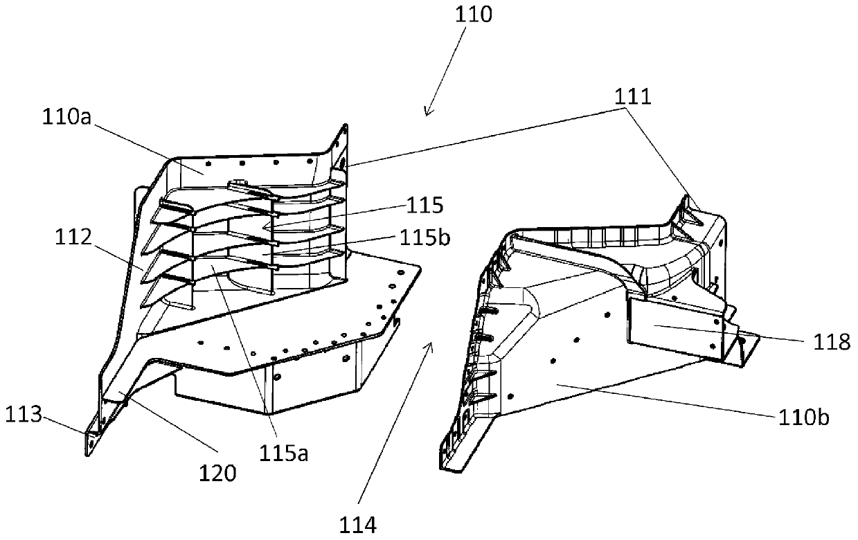 Car frame connecting piece for electric car, car frame assembly and electric car