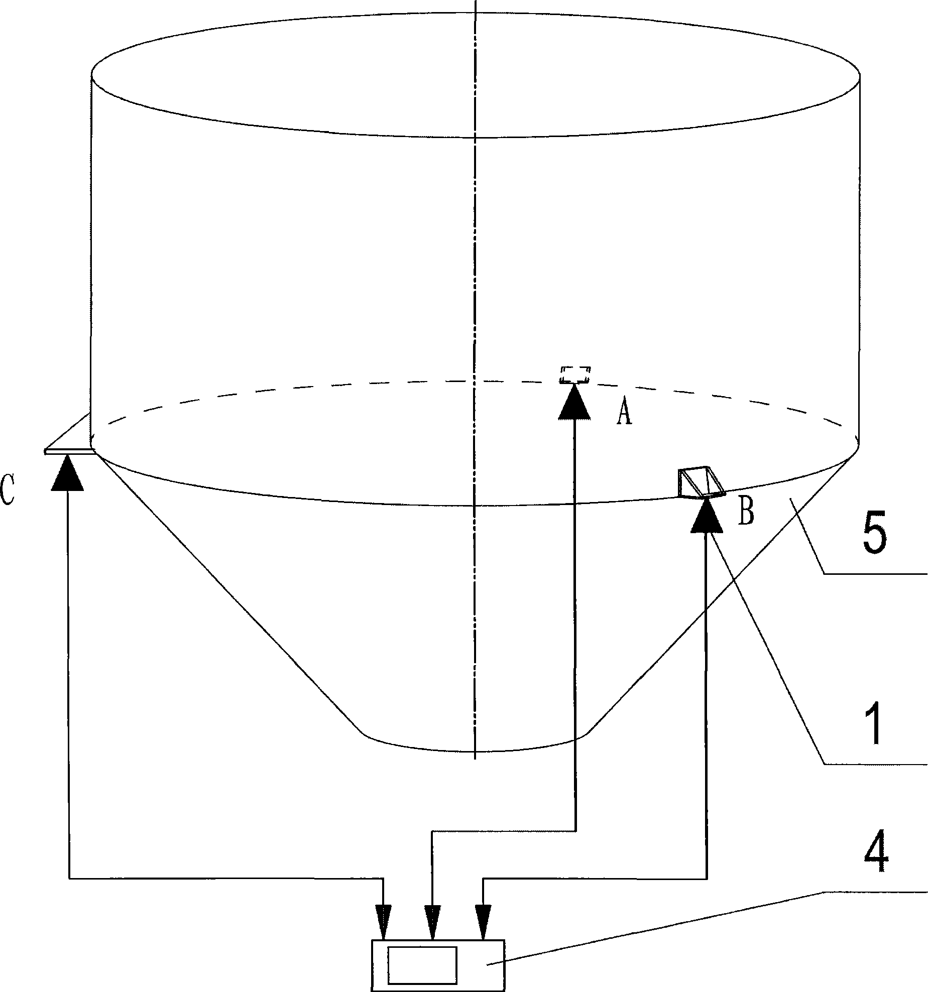 Weighing control device of hopper scale and method thereof