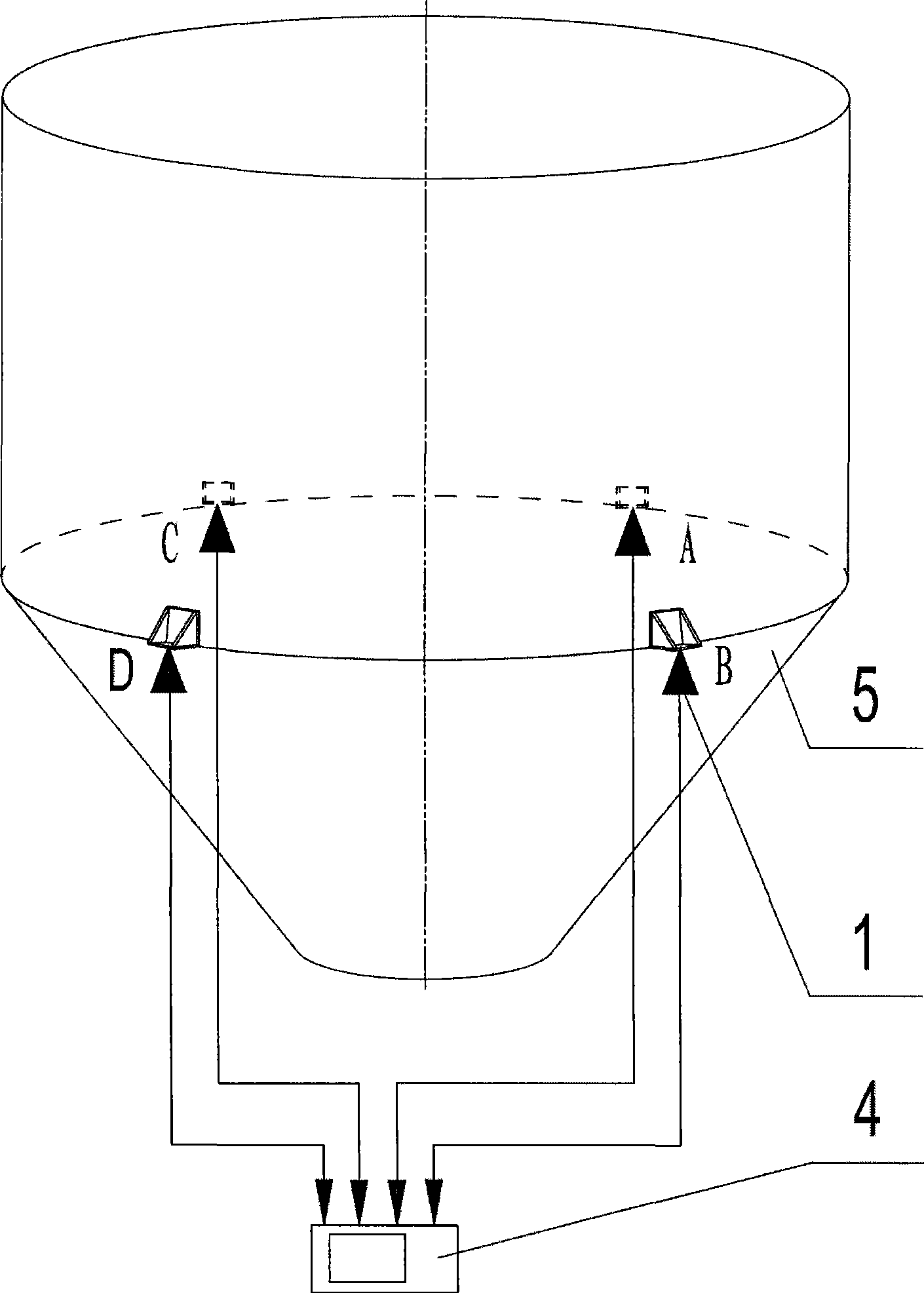 Weighing control device of hopper scale and method thereof