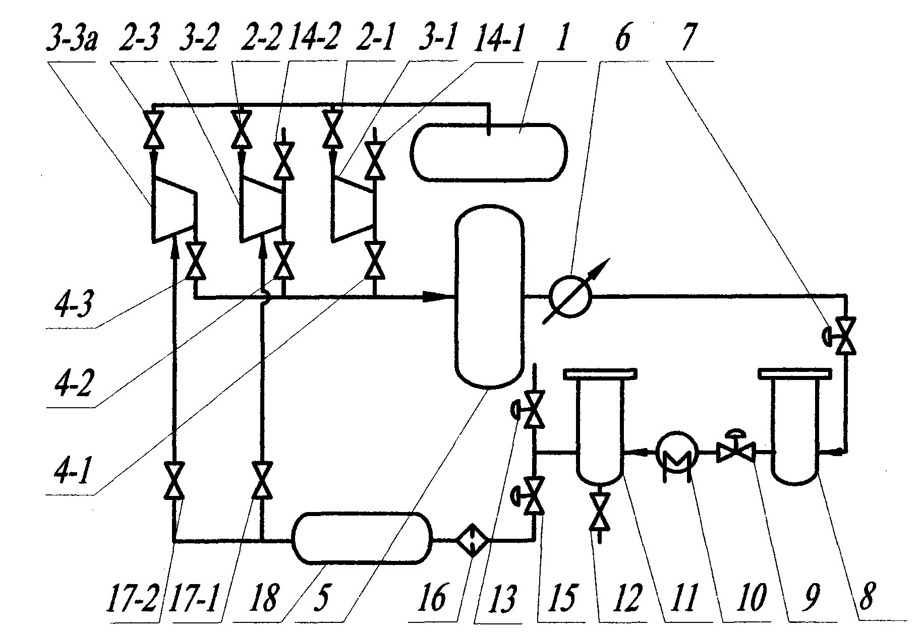 Supercritical carbon dioxide extraction process flow in combination with urea production system