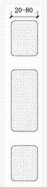 Composite thermal-insulating block of expanded and vitrified micro-bead