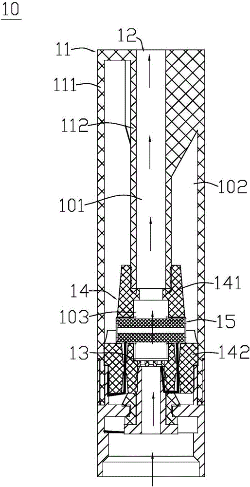 E-cigarette leak-proof device