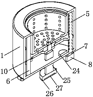 Rinsing equipment used for active carbon production